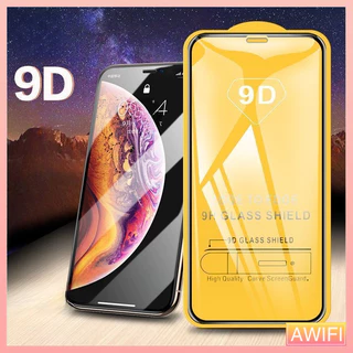 🔥AWIFI🔥ฟิล์ม ฟิล์มกระจกสำหรับรุ่นไอโฟน แบบเต็มจอ 9D ทุกรุ่น! 17 16 15 14 12 Pro Max 12/11 pro max 11 XS Max XR X 8 7 6