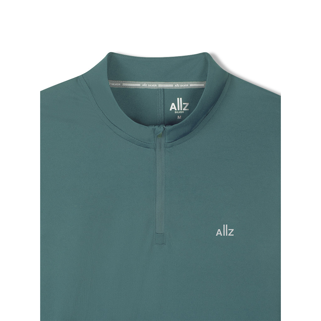 AIIZ (เอ ทู แซด) - เสื้อแอคทีฟผู้ชายคอตั้งแขนยาว เนื้อผ้านุ่มแห้งเร็ว Men's Quick Dry Active Half-Zipper Long Sleeve