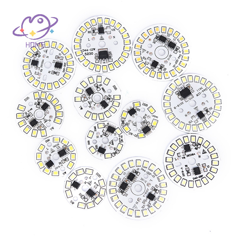 [mayhome] โคมไฟแพทช์หลอดไฟ LED แผ่น SMD โมดูลวงกลมแผ่นแหล่งกําเนิดแสงสําหรับหลอดไฟ
 {TH}
