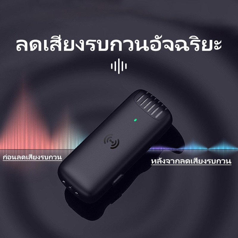 J11/J13 Wirelessไมโครโฟน ไร้สายลดเสียงรบกวน ไมโครโฟนบันทึกสัมภาษณ์สดสำหรับโคมไฟประเภท ไมโครโฟนไร้สาย พร้อมเคสชาร์จ