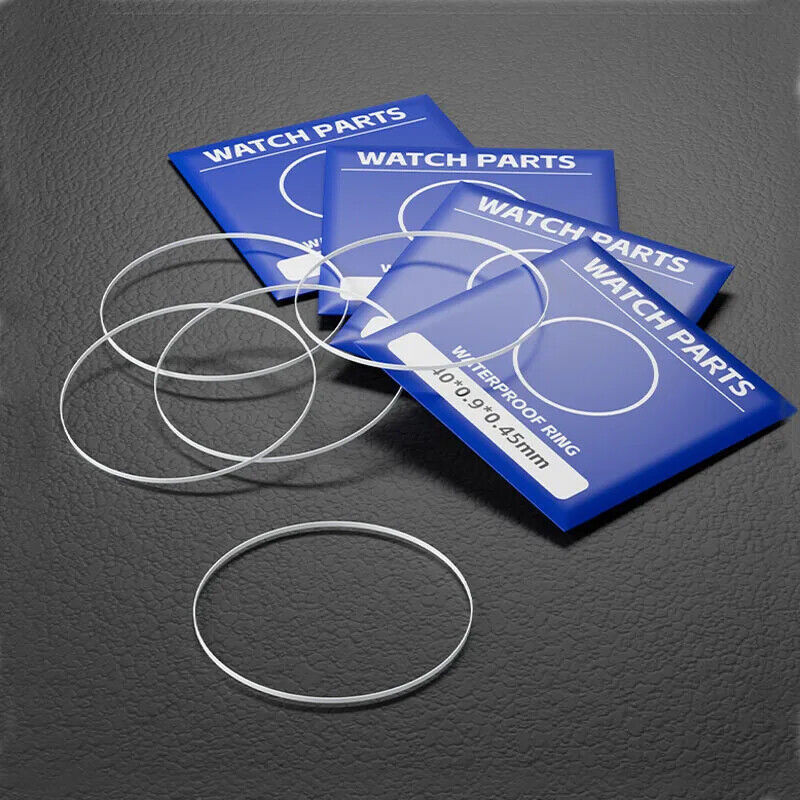 2pcs 0.35 มม.นาฬิกายางคริสตัลกันน้ํา O-แหวน 18 มม.-40 มม.ด้านหน้านาฬิกาฝาครอบแก้วซีลแหวนนาฬิกาซ่อมเครื่องมือ - รูปที่ 2