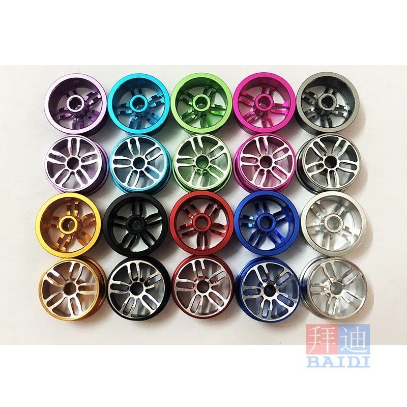 ชิ้นส่วนขับเคลื่อนสี่ล้อ Tamiya แบบโฮมเมดล้ออลูมิเนียมอัลลอยด์ยางมิติแตก95276 CNC ดัดแปลง wgwf - รูปที่ 3