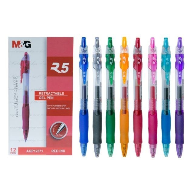 M&G R3 & R5 COLOUR GEL INK PEN 0.5MM & 0.7mm ( AGP12371 / AGP02372 ) 1 ชิ้น