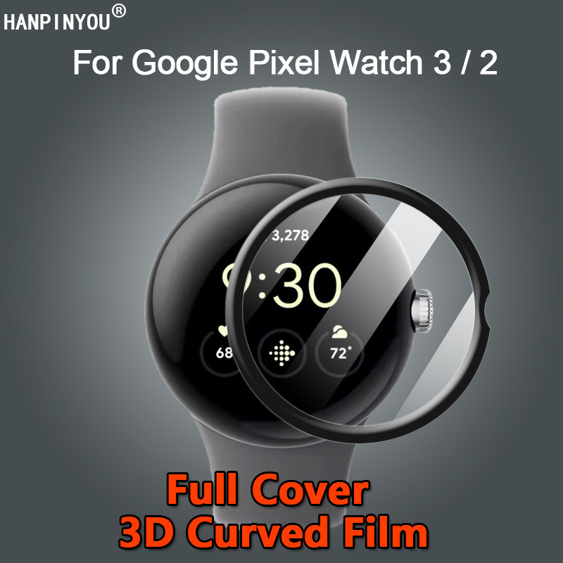 สําหรับ Google Pixel Watch 3 41 45 มม. 2 LTE Ultra Clear Full Cover 3D โค้งนุ่ม PMMA ฟิล์มป้องกันหน้าจอ - ไม่ใช่กระจกนิรภัย