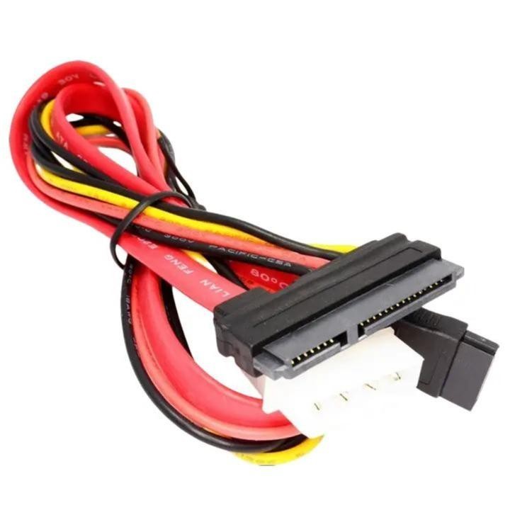SATA 1.5GB/s & 3Gb/s Serial Combo Data & Power Cable 0.5m .