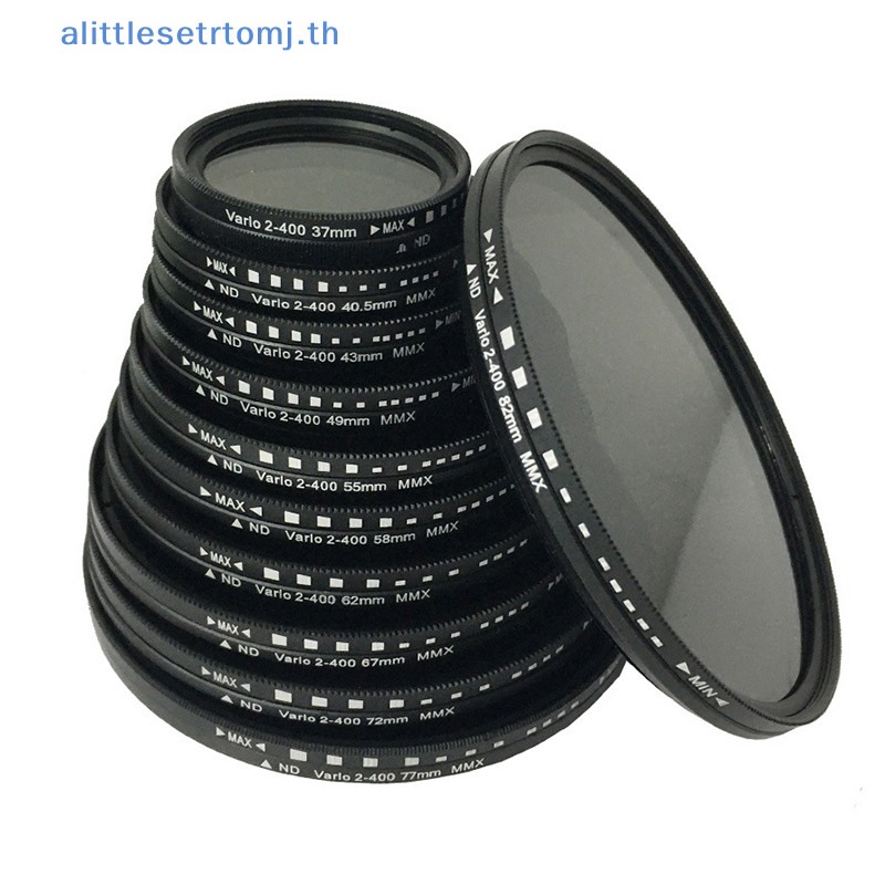 Alittlese Fader Variable ND Filter ปรับได้ ND2 ถึง ND400 Neutral Density 40.5 43 46 49 52 55 58 62 6