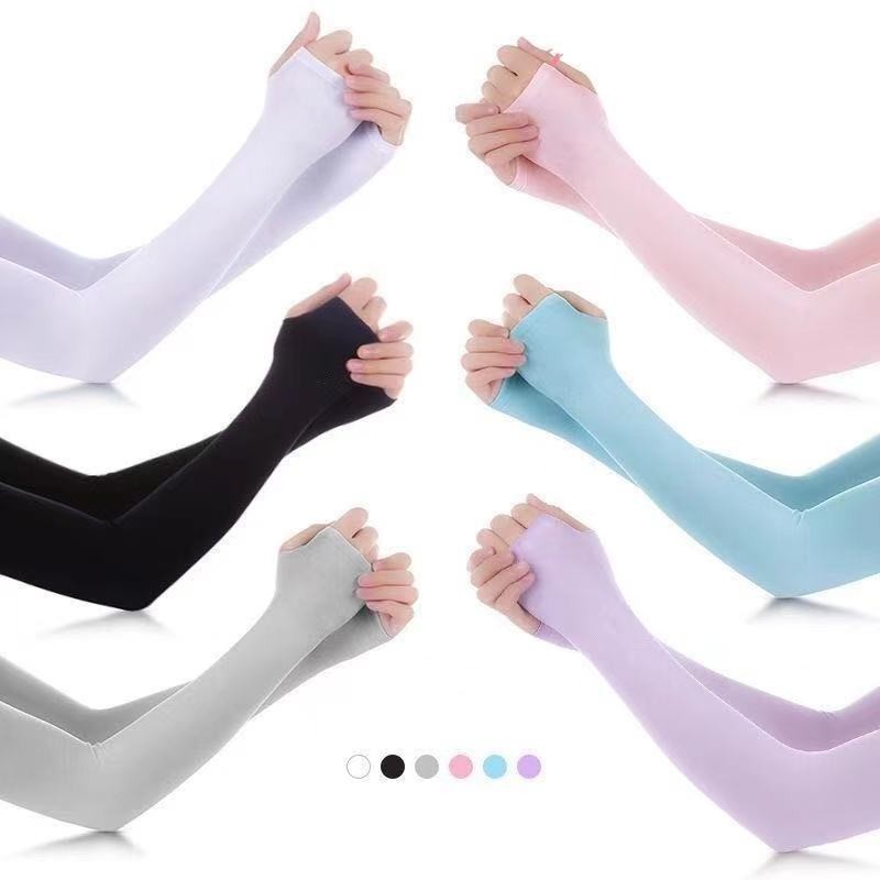 88 ปลอกแขน ปลอกแขนกันแดด1คู่ ปลอกแขนกัน แขนเสื้อ ผ้าละเอียด กันแ สง UV ใส่ได้ทั้งชายและหญิง Shipping from Thailand
