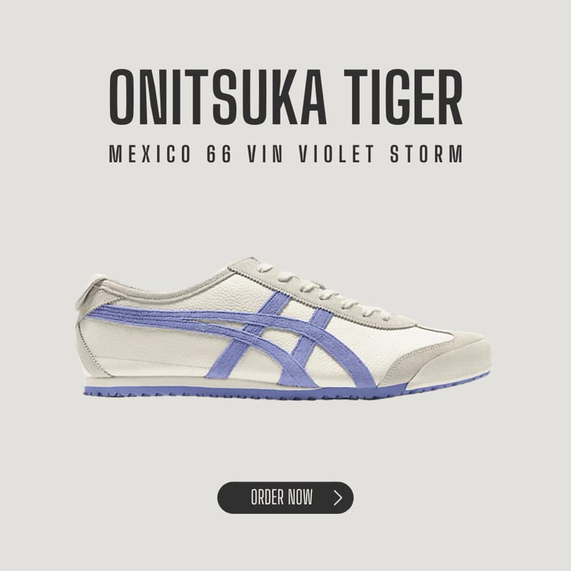 Onitsuka Tiger MEXICO 66 Vin VIOLET Storm 1183B391102รองเท้าผ้าใบ