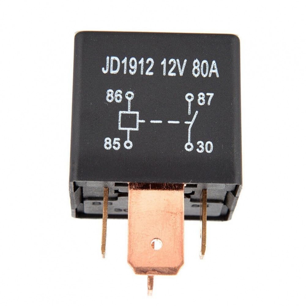 Dc 24V 12V 80A 4Pin ยานยนต์รถบรรทุกฟิวส์รีเลย์ปกติเปิดกันน้ํา JD1912