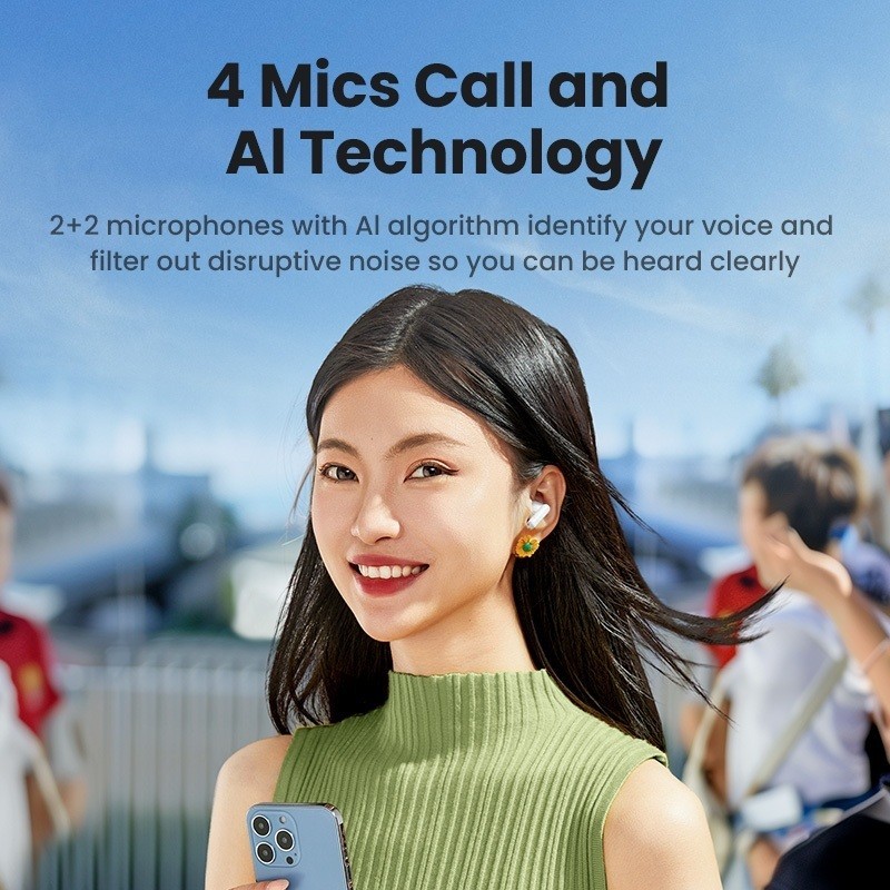 UGREEN รุ่น 35725 หูฟังไร้สาย  HiTune T3 Pro ตัดเสียงรบกวน (ANC) บลูทูธ 5.4 สำหรับออกกำลังกาย ฟังเพลง ดูหนัง