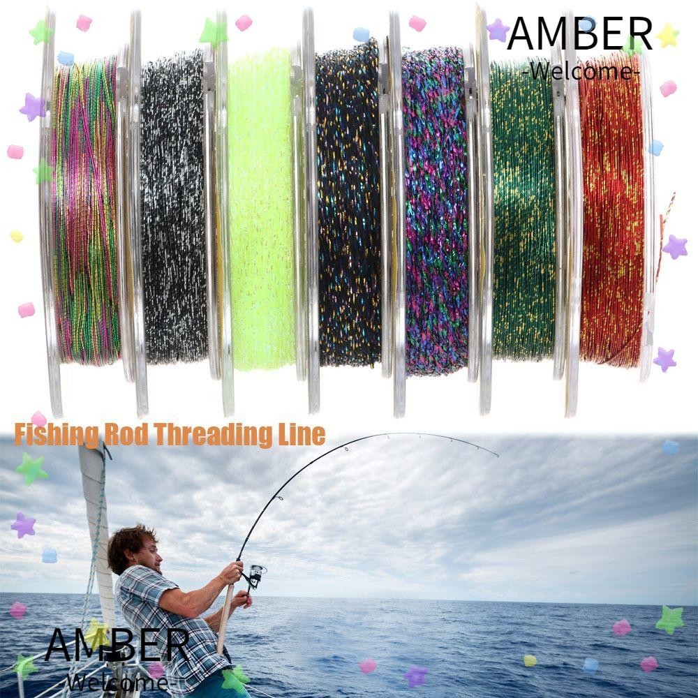 Amber ด้ายโพลีเอสเตอร์ สําหรับพันคันเบ็ดตกปลา