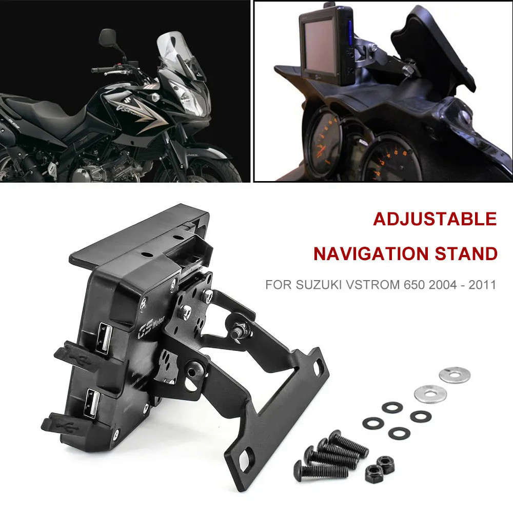 TN v-strom 650 GPS Smart Phone Navigation Mount Mounting Bracket Adapter Holder For Suzuki v strom 6