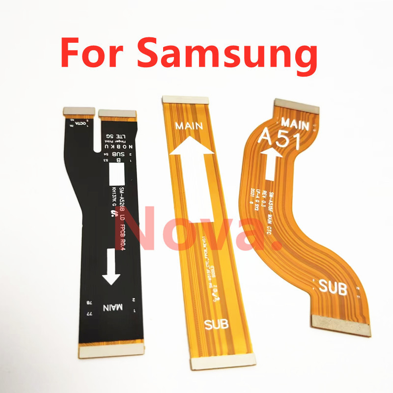 จอแสดงผล LCD สําหรับ Samsung Galaxy A72 A71 A70 A52 5G 4G M51 A50 เมนบอร์ดหลักเมนบอร์ด Part