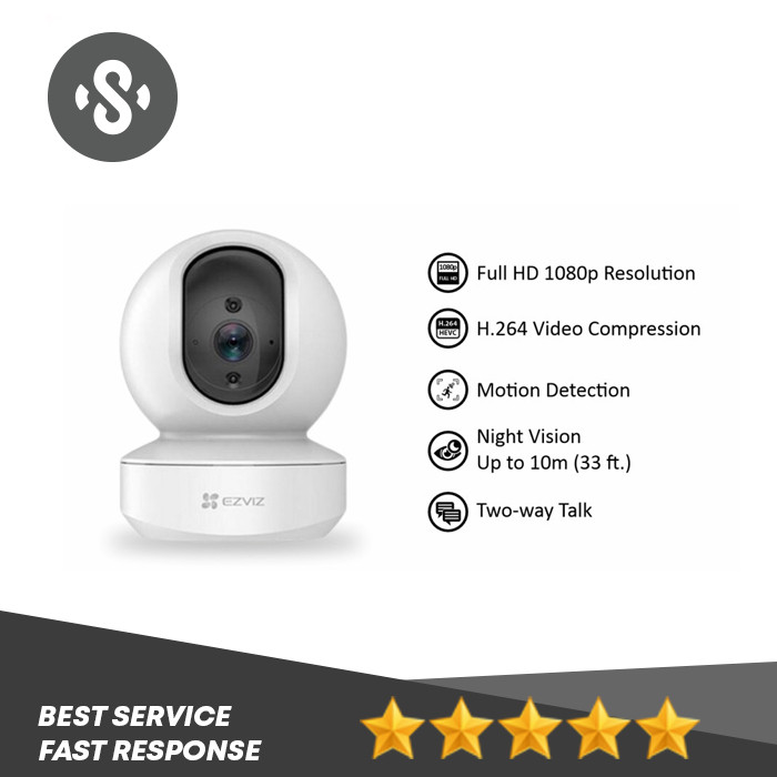 Ezviz TY1 2MP Smart Wifi Pan Tilt IP Camera กล้องวงจรปิดในร่ม 1080p