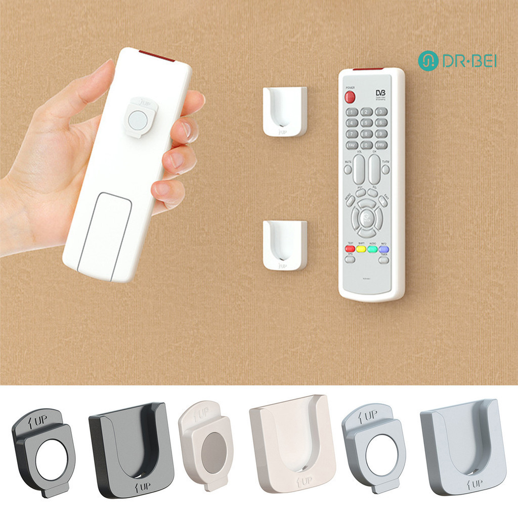 Dr.bei ที่วางรีโมทคอนโทรลติดผนังไม่มีเจาะ Self-กาวประหยัดพื้นที่ Multi-functional TV Air Conditioner Controller ic Hook Home Supplies