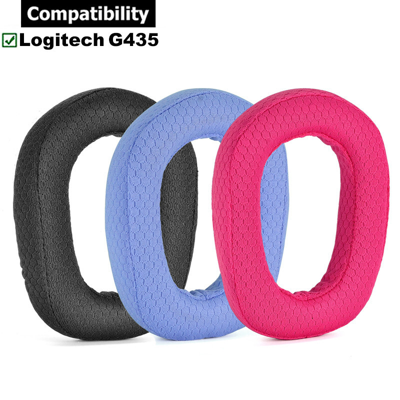1 คู่หูฟังแผ่นรองหูฟังสําหรับ Logitech G435 ชุดหูฟัง Earpad เบาะฟองน้ํา Earmuffs
