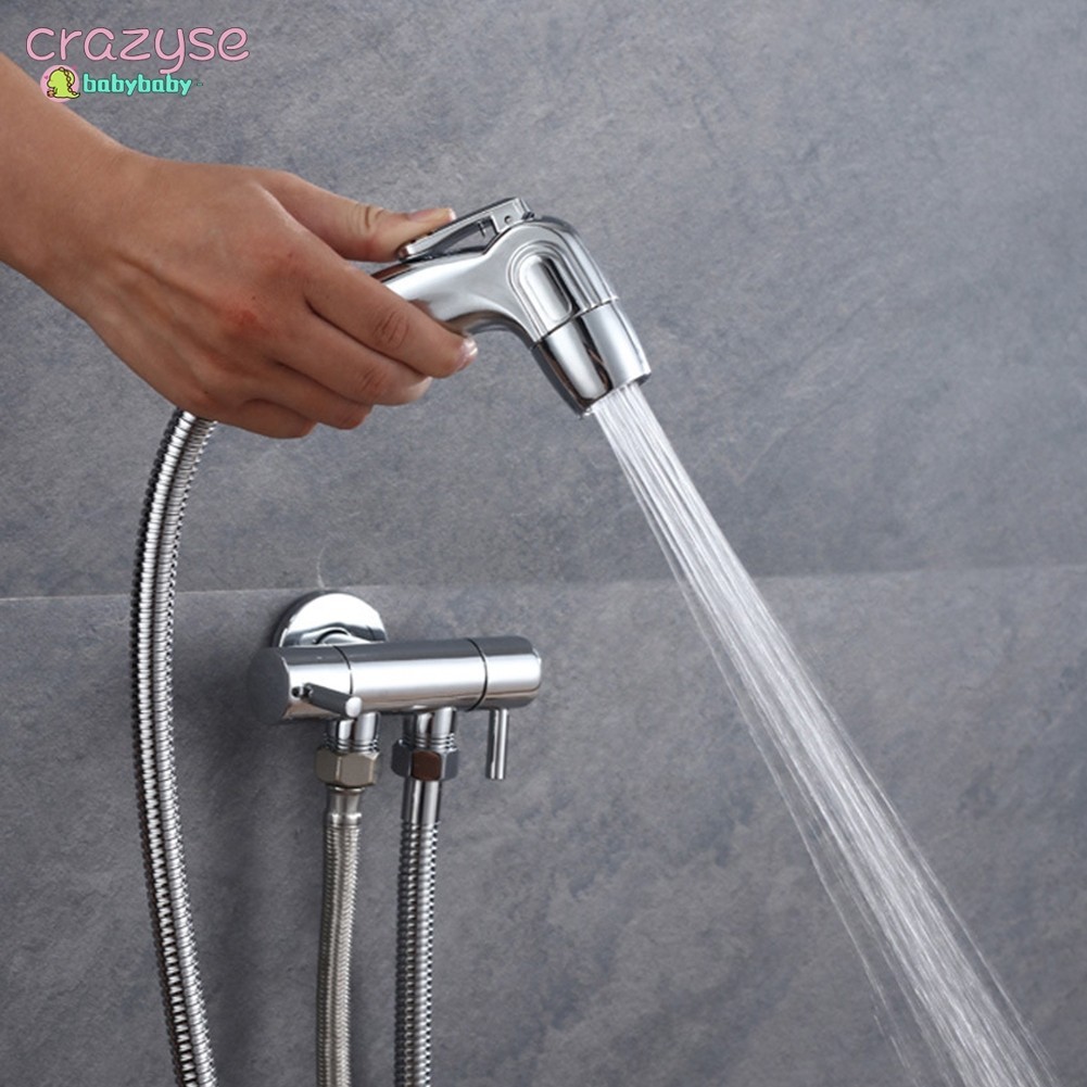 [Cra]คุณภาพสูง 1 PC Toilet Douche Bidet Head สเปรย์มือถือสําหรับฝักบัว Shattaf สุขาภิบาล