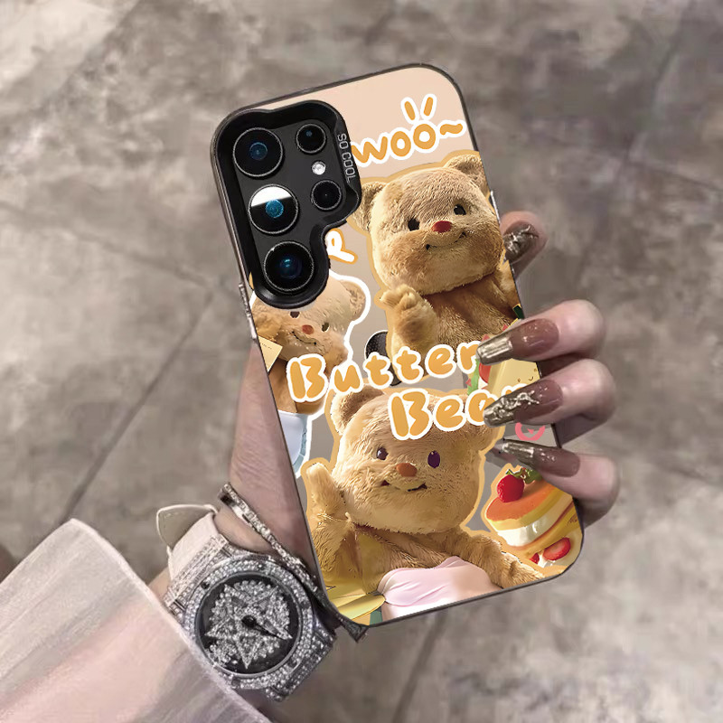 เคสโทรศัพท์มือถือ ผิวด้าน ลายการ์ตูน สําหรับ SAMSUNG A05 A05S A55 A35 A25 A15 5G A06 หรูหรา เคสกันกระแทก