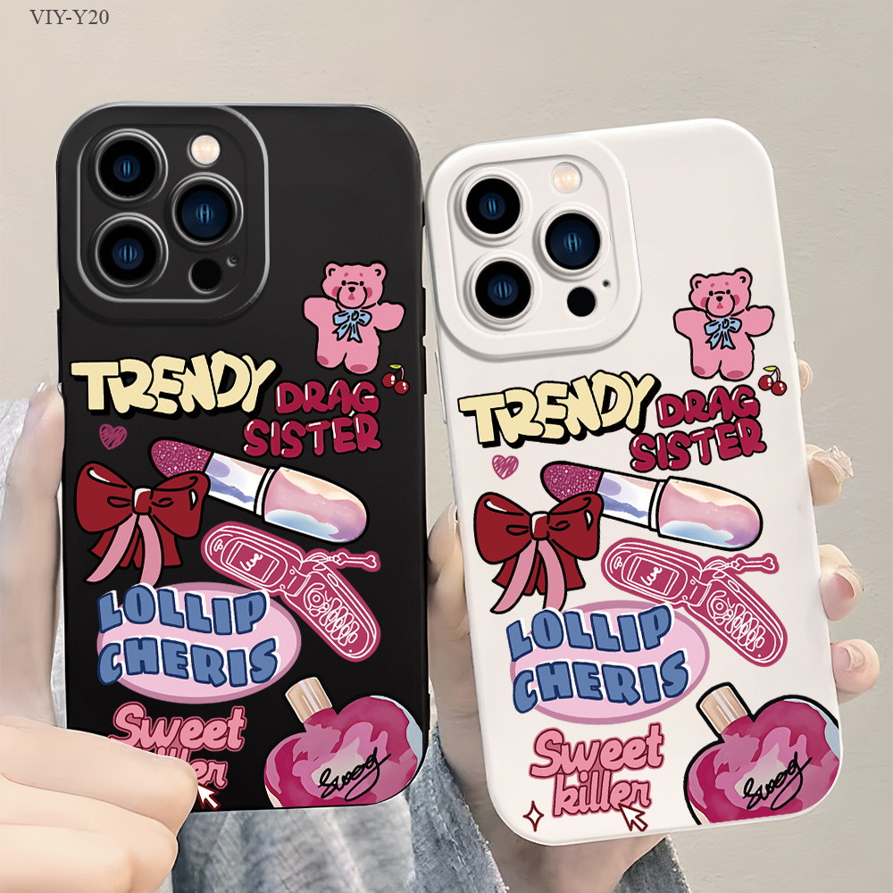 VIVO Y20 Y20i Y20S G Y12S Y12A Y17 Y15 Y12 Y16 Y19 Y91 Y95 Y91C Y1S 2021 Trendy Drag Sister เคส