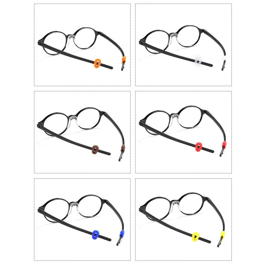 12 สี/1 คู่/รอบหยดน้ําซิลิโคนแว่นตา Anti-Slip หูตะขอหูหูฝาครอบวัดกีฬาหูคลิป/แว่นตาอุปกรณ์เสริม - รูปที่ 6