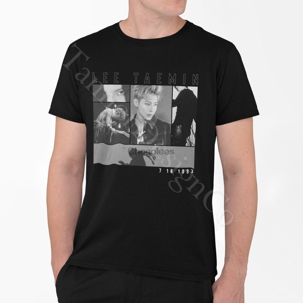 เสื้อแฟชั่นผญ Camiseta de Taemin, camisa de SHINee Taemin, camiseta de SHINee Taemin, camiseta de SH