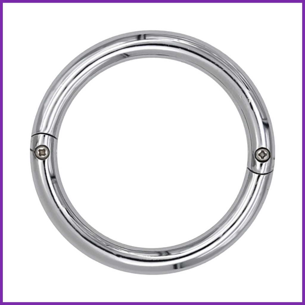 จมูก Septum แหวนสแตนเลสเงินทนทาน Septum แหวนสําหรับ Bull Control มัลติฟังก์ชั่นวัว Veterinary shuosm