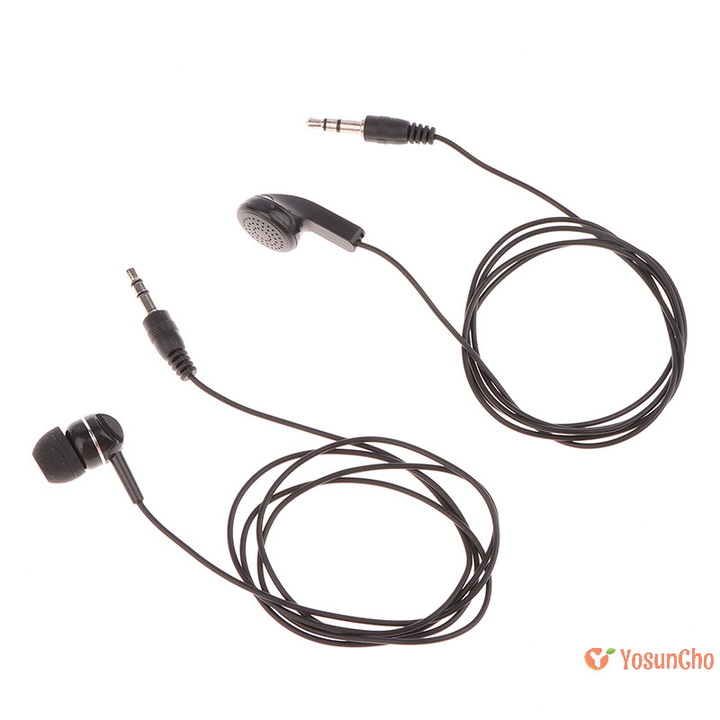 Yosunchoker] 1 PC Earpiece ปลั๊ก 3.5 มม.ชุดหูฟังด้านเดียวหูฟัง Dual Channel หูฟังสําหรับแล็ปท็อปชุดหูฟัง PC ใหม่