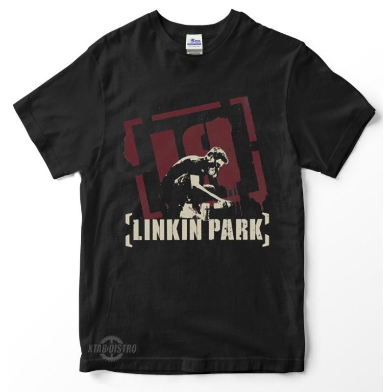 Linkin park 5th VINTAGE LP เสื้อยืดลําลอง แขนสั้น พิมพ์ลาย meteora Premium สีดํา[พร้อมส่ง]