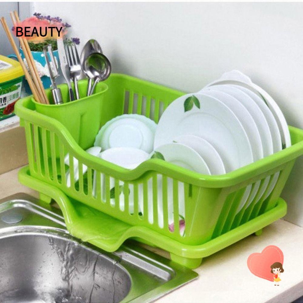 Beauty Utensils Drainer Rack แผ่นครัวตะเกียบช้อน Organizer Storage Rack