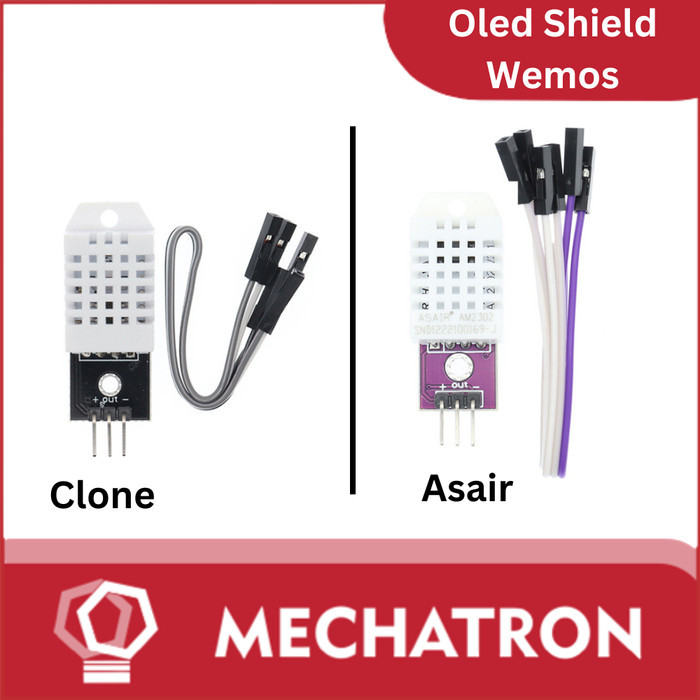 ES99 DHT22 เซ็นเซอร์อุณหภูมิความชื้นอุณหภูมิความชื้น DHT-22 โมดูล - โคลน