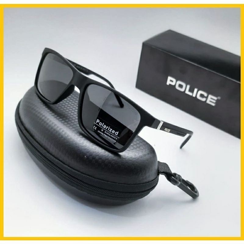 กระจกแฟชั่นล่าสุด!!! POLICE POLARIZED GLASSES สําหรับผู้ชาย P24 – P1216/ANTI-GLARE ครบชุด ราคา ถูกที่สุด ดีลบีเคเค แกลเลอรีภาพที่ 5