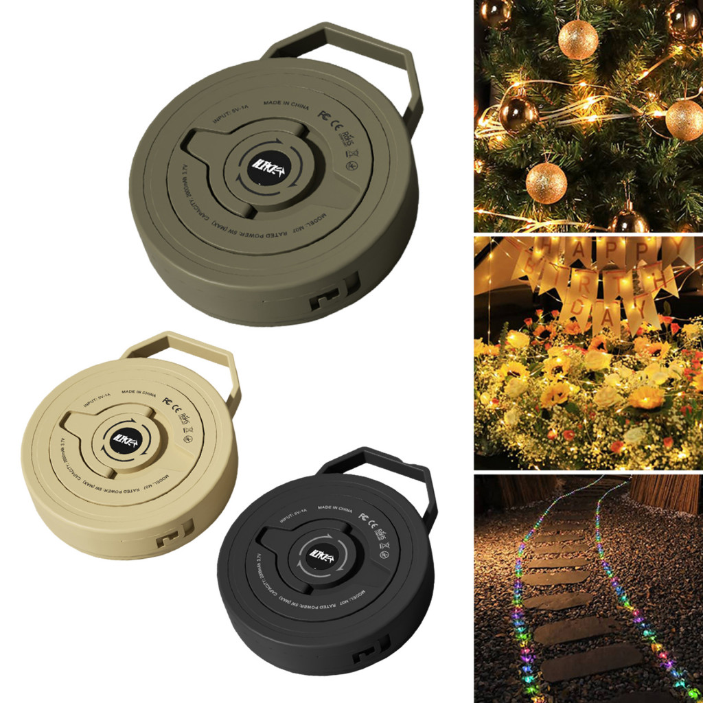 <citydiscount>Tangle-ฟรีFairy Lightแบบพกพาfairy Light Usbชาร์จกลางแจ้งCamping Lightพร้อมไฟFairy 200lmโคมไฟLedสําหรับสวนPatioเต็นท์ตกแต่งปรับM