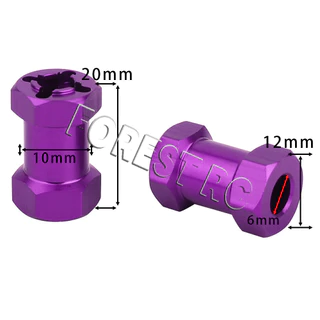 4x 1/10 อลูมิเนียม 12 มม.ล้อ Hex Hub 15/20/25 มม.ขยาย Coupler Adaptor สําหรับ RC Crawler รถอะไหล่ AXIAL AX10 SCX10 D90 CC01 F350