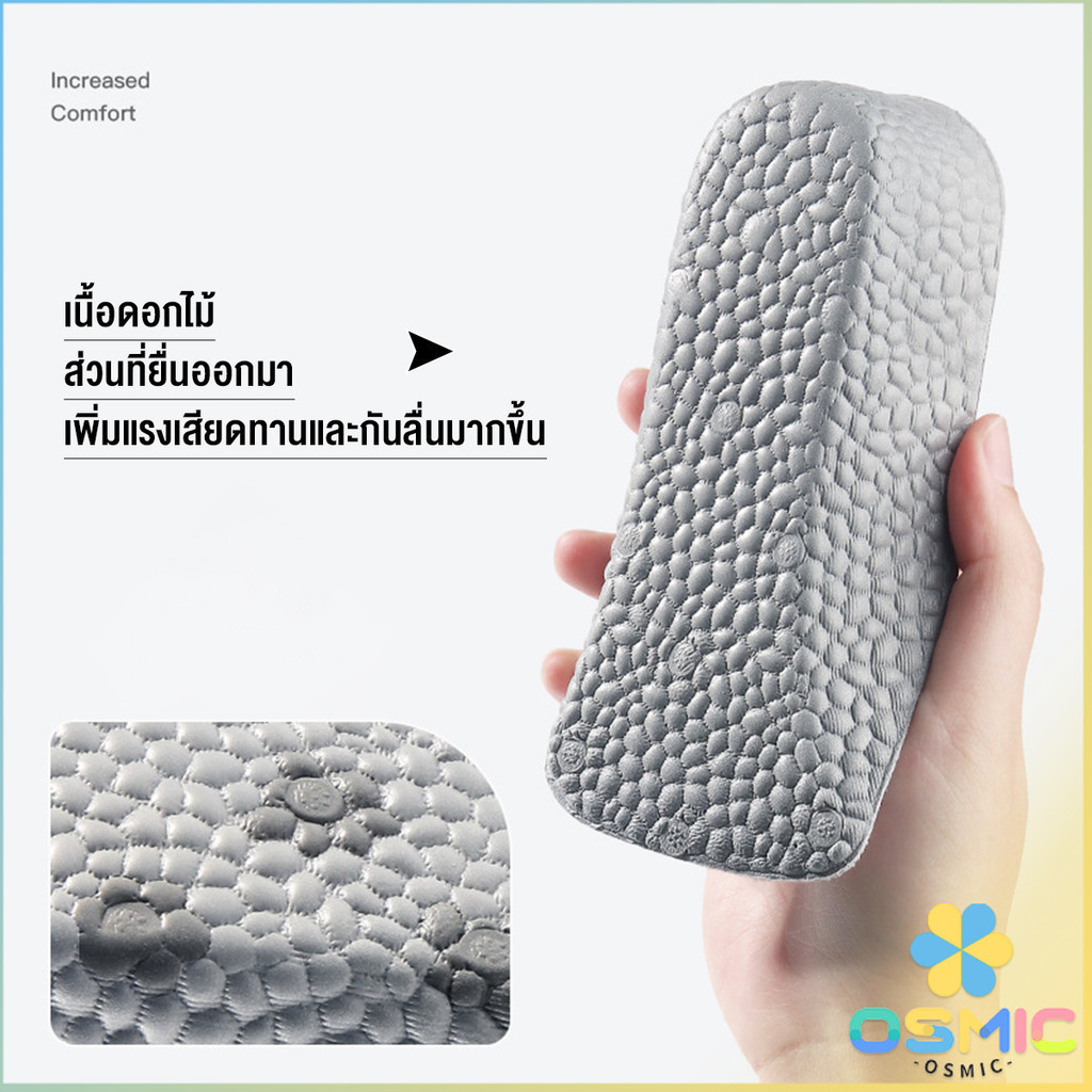 MIC แผ่นเพิ่มความสูง แผ่นเสริมส้นเท้า (1คู่) 1.5-3.5 cm. Heightening insole