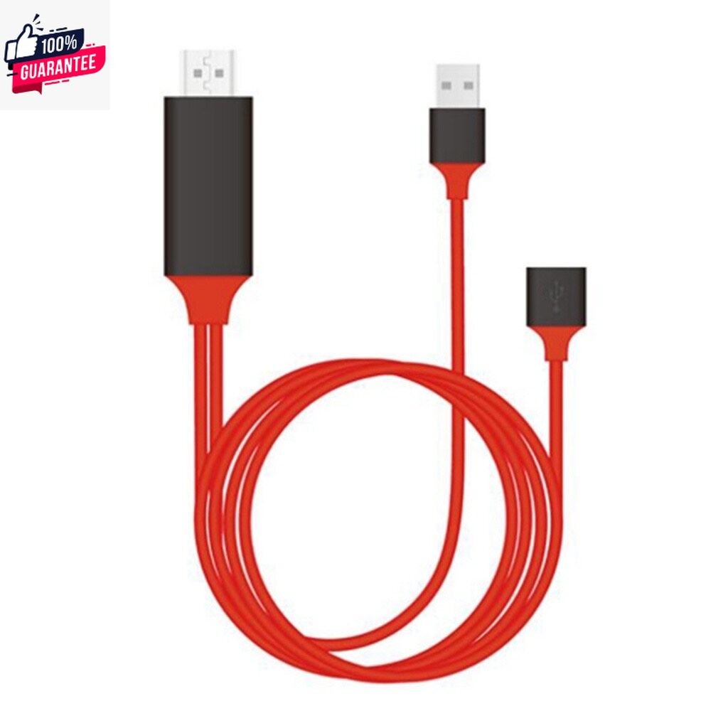 สายhdm tvมือถือ ทีวี สายต่อศัพท์ 3in1 สายHDM TVต่อทีวี 4K 1080P ต่อมือถือออกทีวี HDTV Mobile Phone T