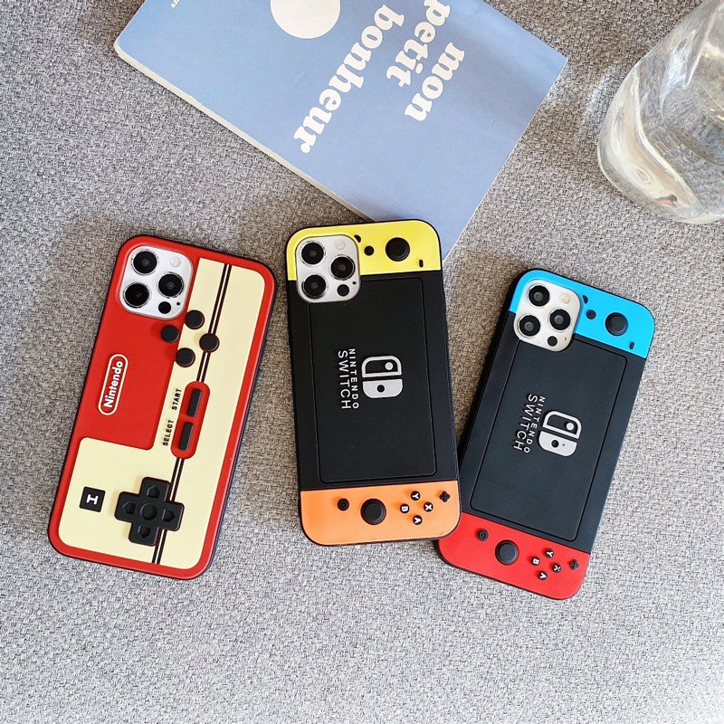 สวิทช์จับการ์ตูน3ง เคสโทรศัพท์ซิลิโคนสําหรับ ไอโฟน 16 11 12 13 14 15 มือโปร สูงสุด 14บวก 15บวก 16บวก ป้องกันลายนิ้วมือเคลือบปกป้องปลอกป้องกันการลื่นกันกระแทกปกหลัง