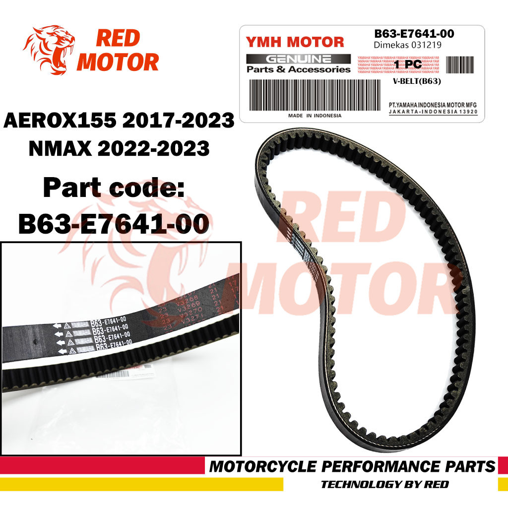 สายพาน AEROX155 2017-2023/NMAX 2020-2023/Lexus B63-E7641-00