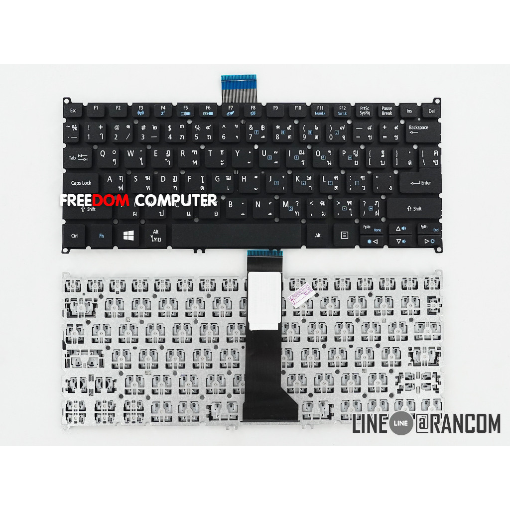 คีย์บอร์ด Acer Aspire V5-122 122P 132 132P V5-132 V3-171 V3-371 (ไทย-อังกฤษ) KEYBOARD