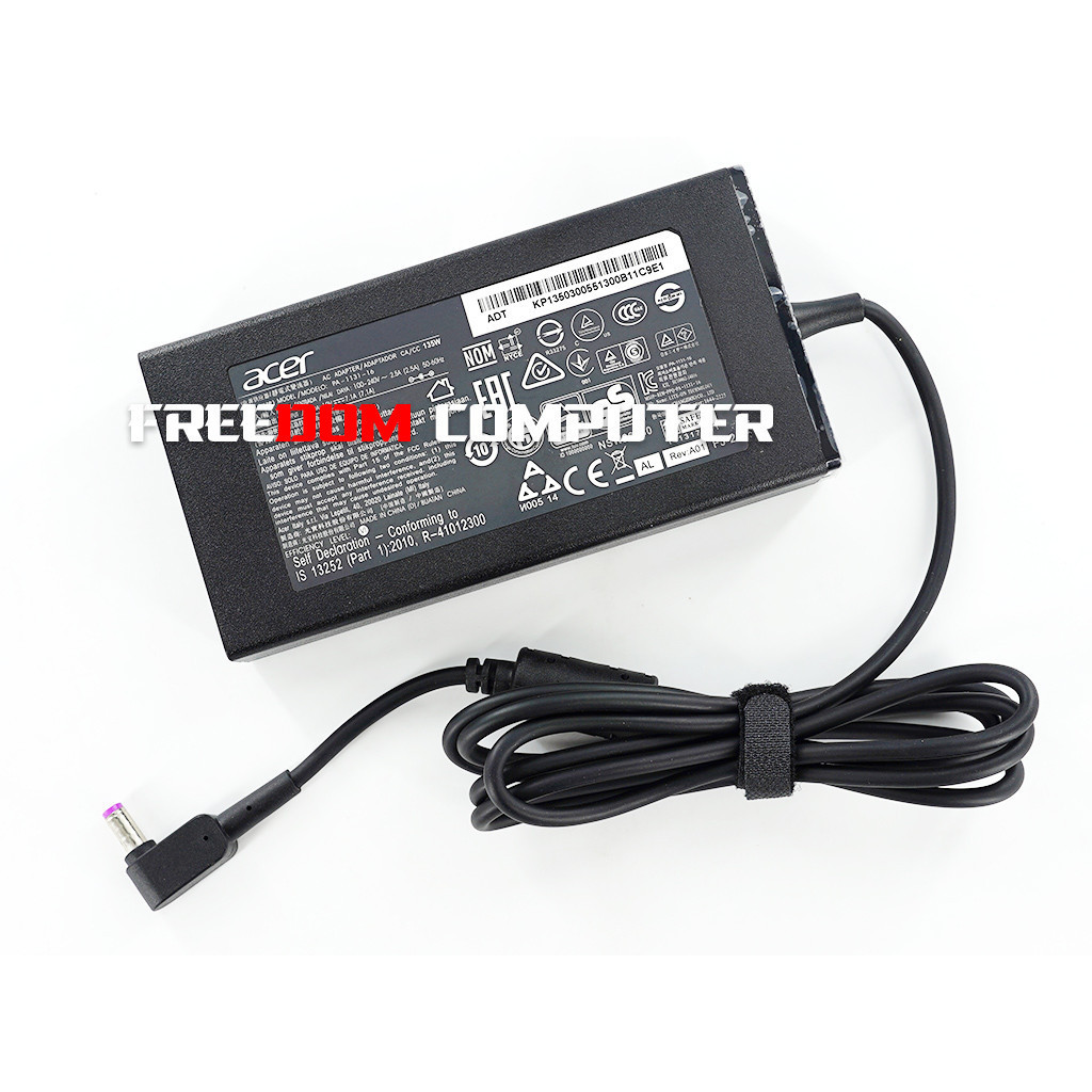 Adapter ACER 19V 7.1A 6.92A หัว 5.5*1.7 MM 135W ของแท้ (Nitro 5 AN515- 41 AN515-42 AN515-51 AN515-52
