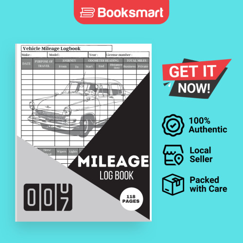 Mileage Log Book - ปกอ่อน - อังกฤษ - 9783986543358