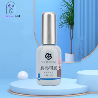 Youth Rose เบสท็อป​ กุหลาบ เบสกุหลาบ ท็อปเจล เคลือบเล็บเจล เบสโค้ท ท็อปโคทเล็บ15ml/ขวด