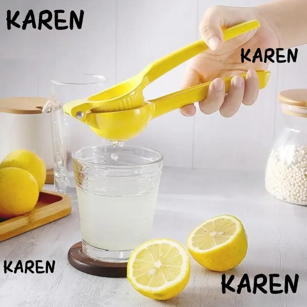 Karen ที่บีบมะนาว, อลูมิเนียมอัลลอยด์ Mini Hand Pressed สีส้ม, Universal Manual เครื่องคั้นน้ําผลไม้ผลไม้เครื่องมือ Home Kitchen