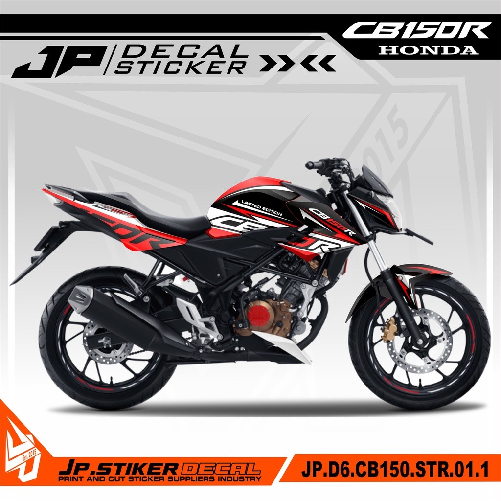 CB 150R ใหม่ Fullbody สติ๊กเกอร์ติดมอเตอร์ไซค์ - CB 150R 2016-2019 Streetfire JP D6 001 Variation De
