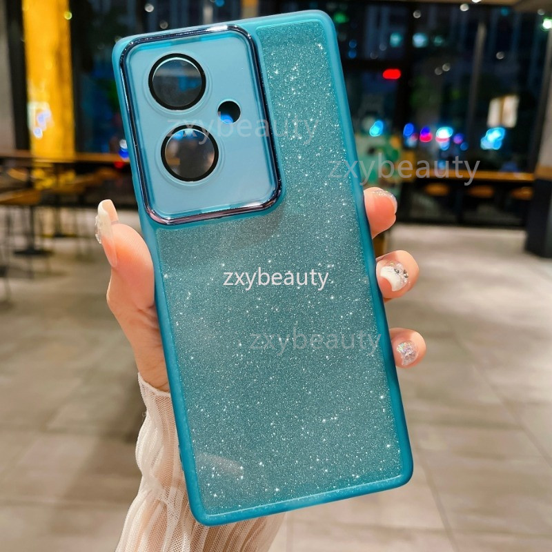 ปลอกสําหรับrealmeหมายเหตุ60 60X 5G 4G 2024 เคสโทรศัพท์ซิลิโคนSoft Star Glitter BlingสําหรับNote60 Note60X TPU Slimกลับกรณี