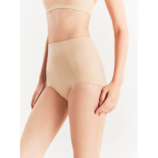 Sabina Wear and Go กางเกงในกระชับสัดส่วนเอวสูงปานกลาง Light Support รหัส SGY1101CD - สีเนื้อเข้ม