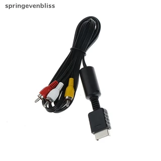 Springevenbliss สายวิดีโอเสียง AV สายสายไฟสําหรับระบบคอนโซล play station Springevenbliss
