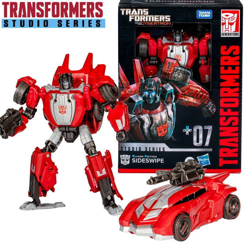 In Stock Transformers Studio Series Gamer Edition 007 Ge07 Sideswipe Deluxe Action Figure Model Toy 