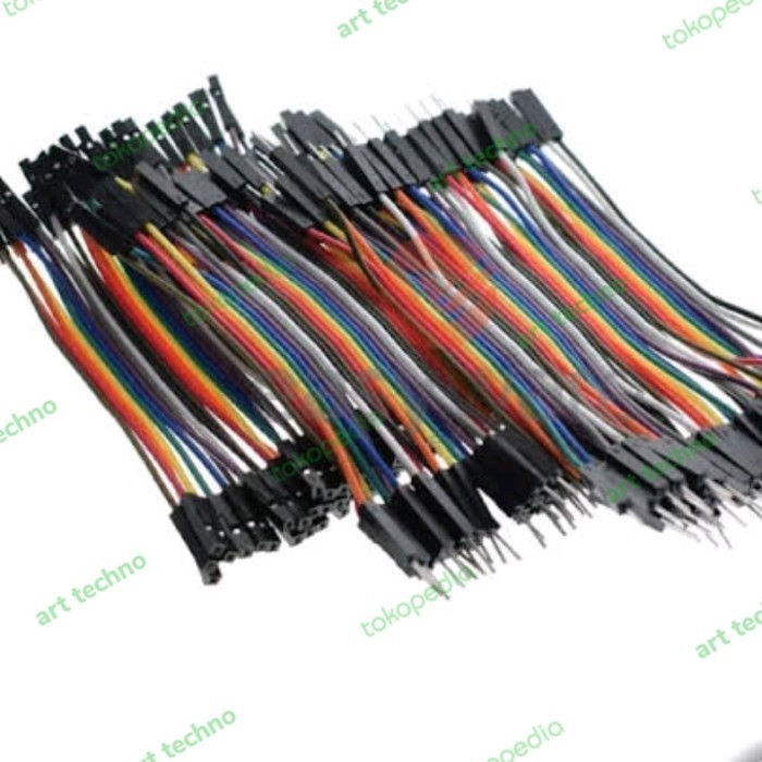 DS99 แพ็คเกจจัมเปอร์ชายหญิงครบชุด mm ff FM 10 ซม. 40 ชิ้น Breadboard mb102