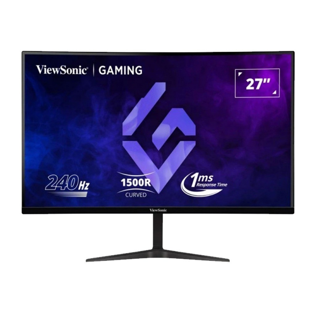 VIEWSONIC MONITOR รุ่น VX2719-PC-MHD (จอมอนิเตอร์) 27'' VA CURVED,FHD ,240Hz, ประกันศูนย์ 3ปี