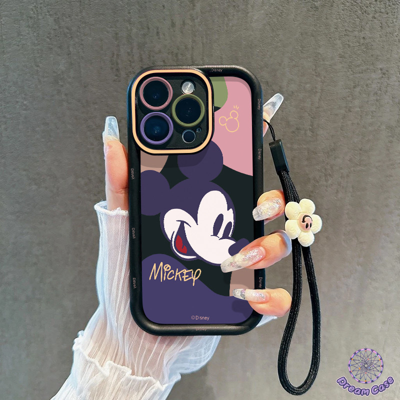 การ์ตูนมิกกี้เมาส์น่ารักเคสคู่เข้ากันได้กับ IPhone 15 11 14 13 12 Pro Max 14 6 7 8 6s 15 Plus XR X XS Max SE 2020